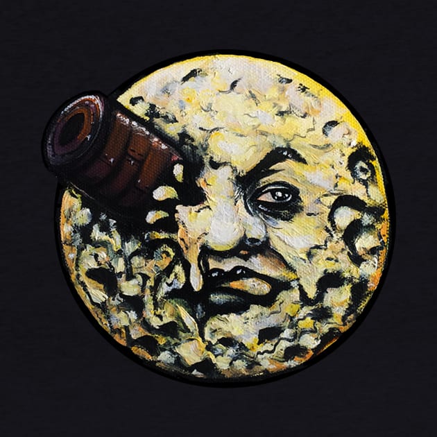 Trippin' to the Moon (Le Voyage Dans La Lune) by littleluckylink